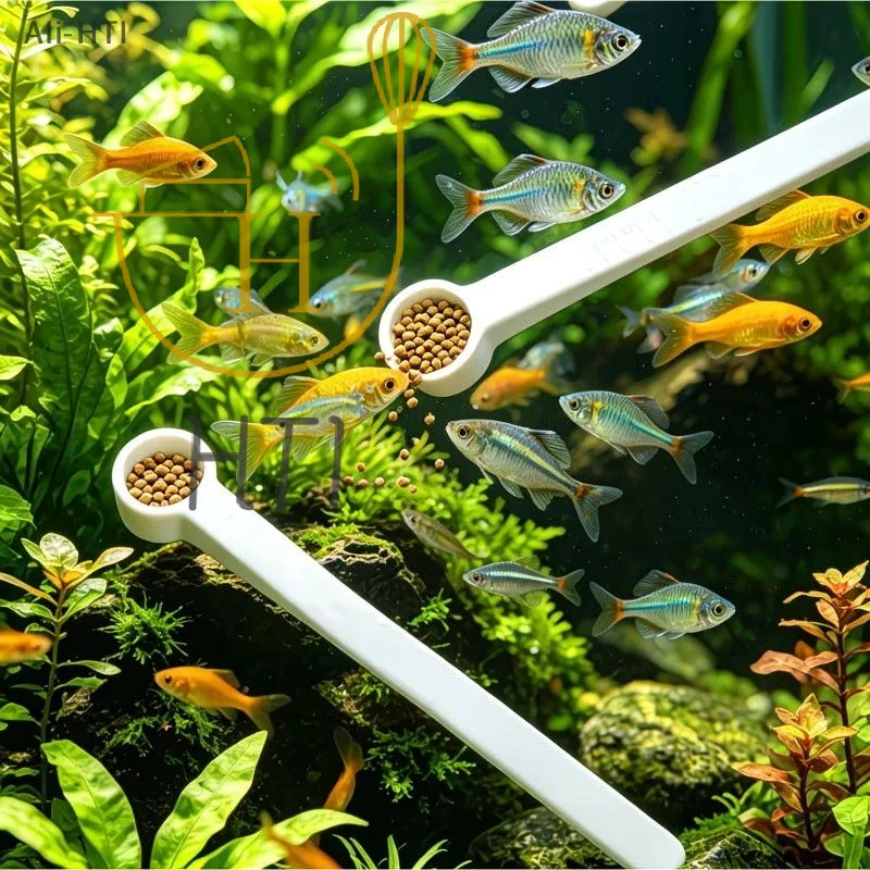 3pcs Multi-size Aquarium Fish Feeding Spoon With Accurate Portion Control Perfect For Home Fish Tank Aquarium Hobbyists