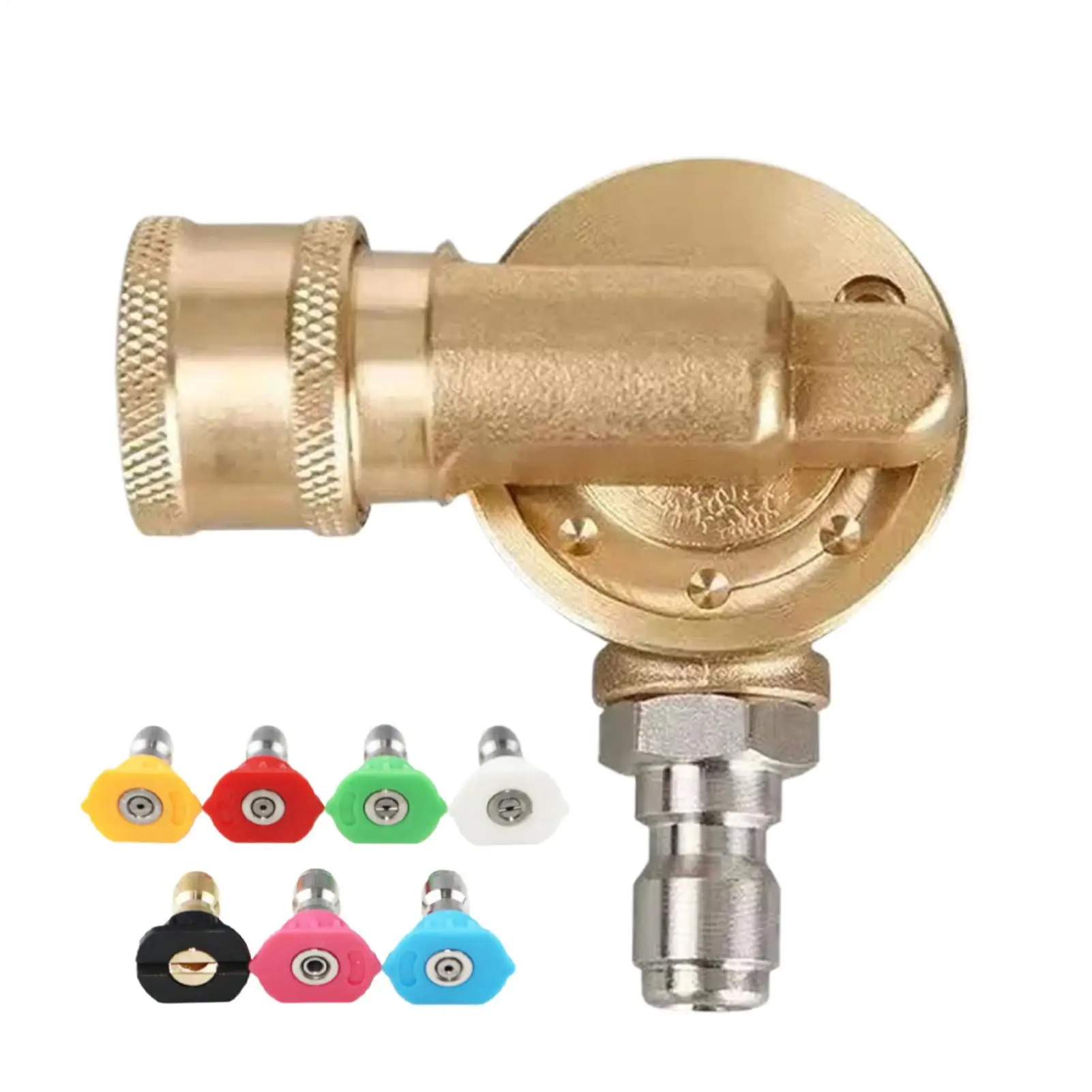 

Pressure Washer Quick Connect Rotating 7 Spray Patterns Accessories Pressure Washer Adapter for Garden Water Automotive Outdoor