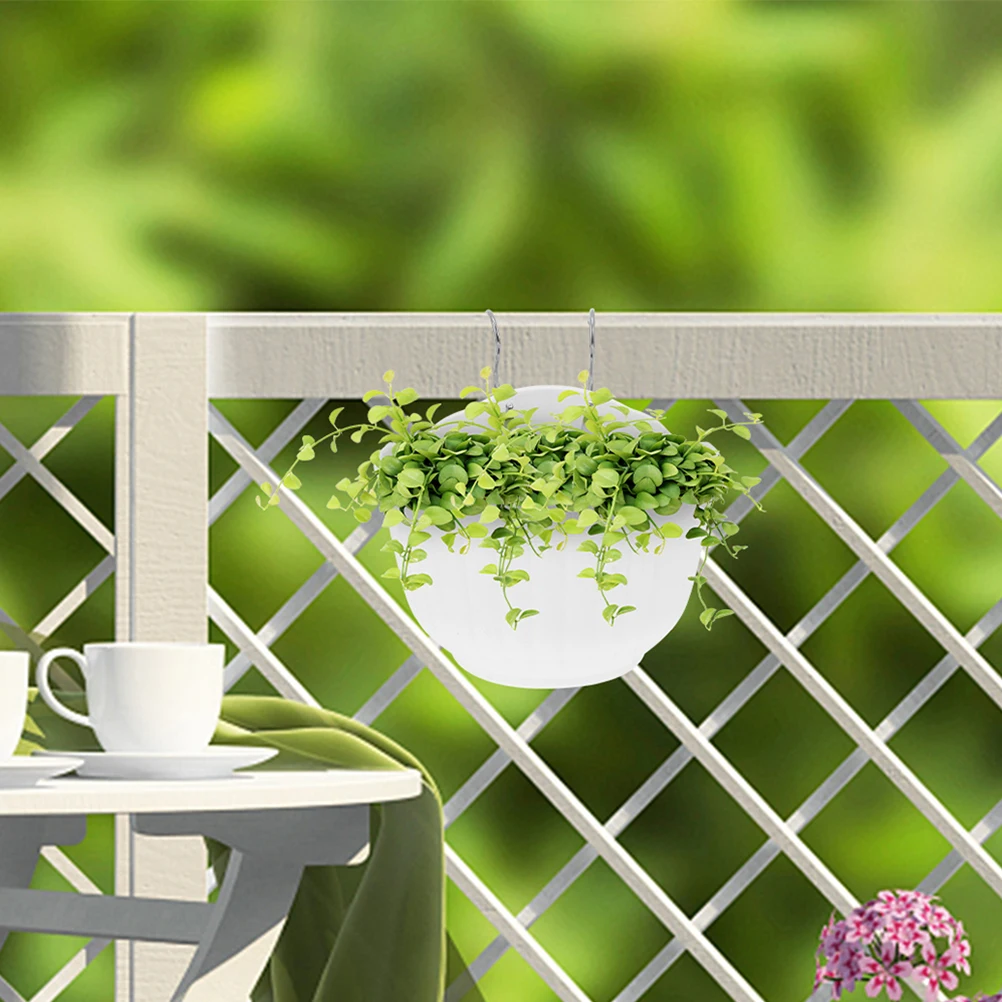 

4Sets Wall Hanging Planters Resin Succulent Wall Planter for Indoor Outdoor Garden Decoration Balcony Flowerpot Holder Hanging