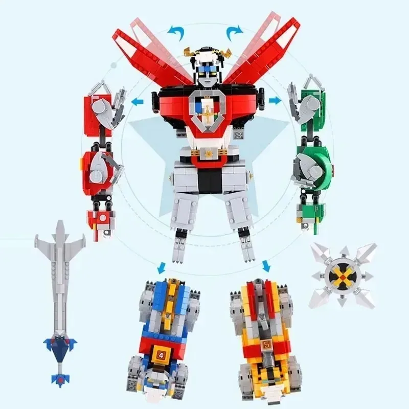 MINISO Disney 2334Pcs Voltron Defender of The Universe Model Education Model 21311 Building Block Christmas Gifts For Children