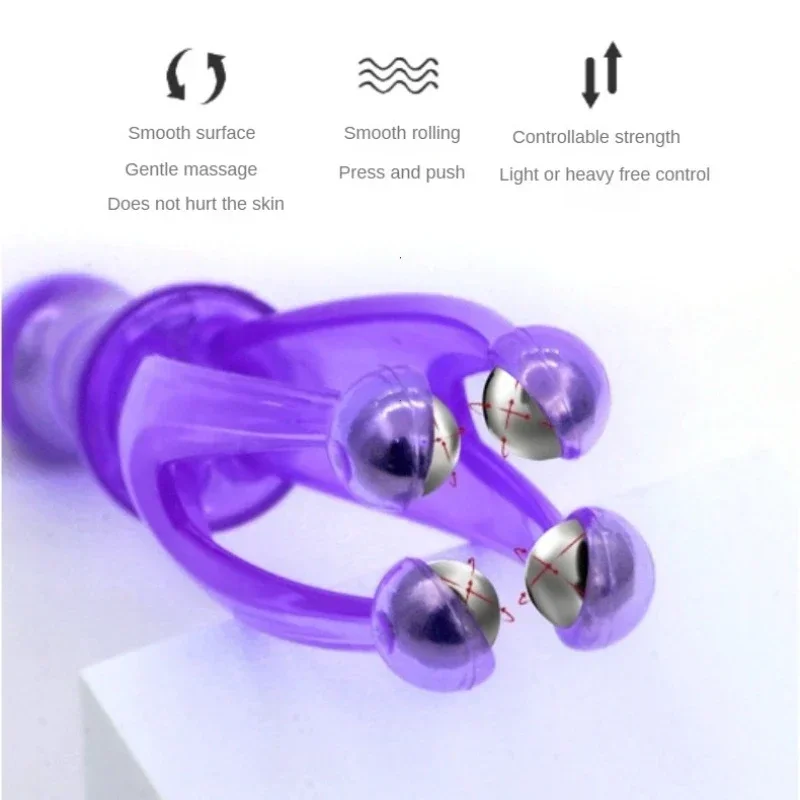 New finger massager 360 degree rolling steel ball massage health care tools gua sha  massage roller  head massager  corset