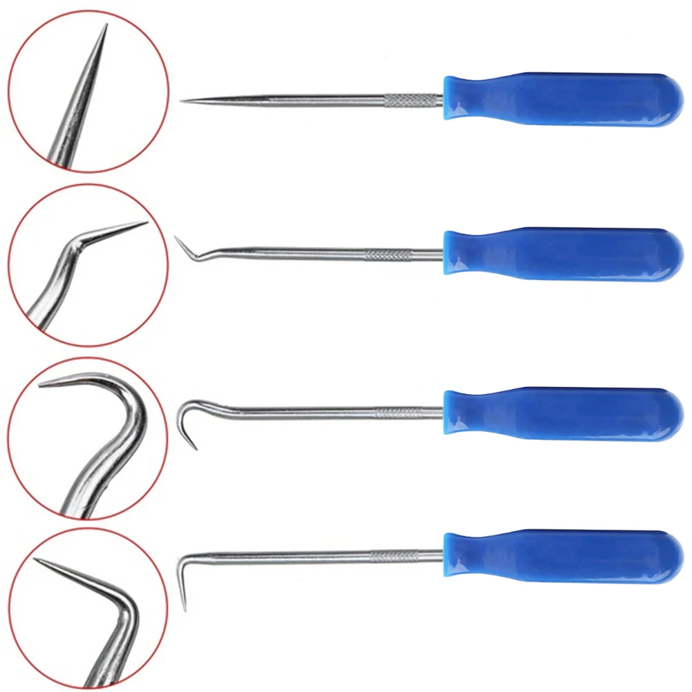 4Pcs Oil Seal Screwdrivers Set Car Auto Vehicle Pick Hooks For Garages General-Plumbers Mechanics Workshop Car Tools 135mm