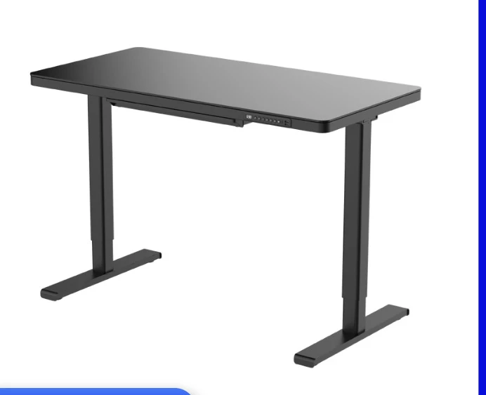 Quartz3.0 high-end customized electric lifting glass table with adjustable smart home office computer desk