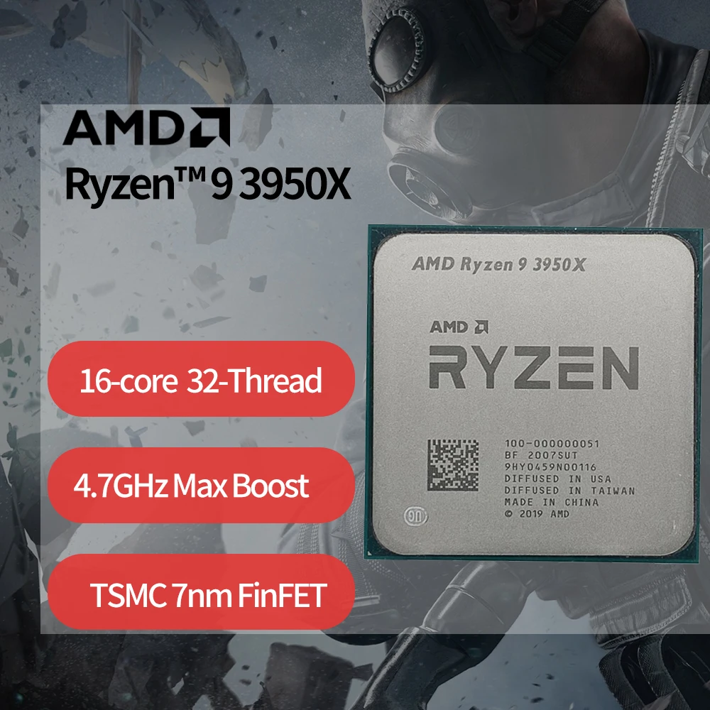 新品未開封　Ryzen 9 3950X Matisse AMD Ryzen 9 3950X Matisse 3.5GHz 16-Core AM4 Boxed Processor