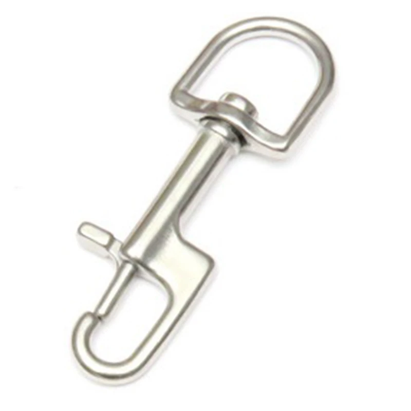 100MM Stainless Steel Diving Bolt Snap Hook Scuba Diving Single Ended Hook BCD Accessories Diving Equipment