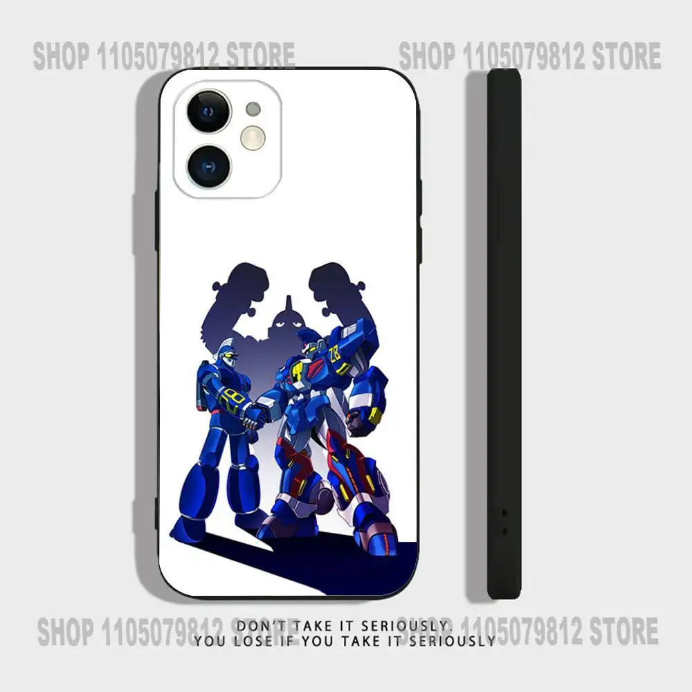 Coque de téléphone UFO r-robot g-ororak pour iPhone 17 16,15,14,13,12,11,Pro,XS,Max,XR,Plus,Mini en Silicone souple noir, antichoc