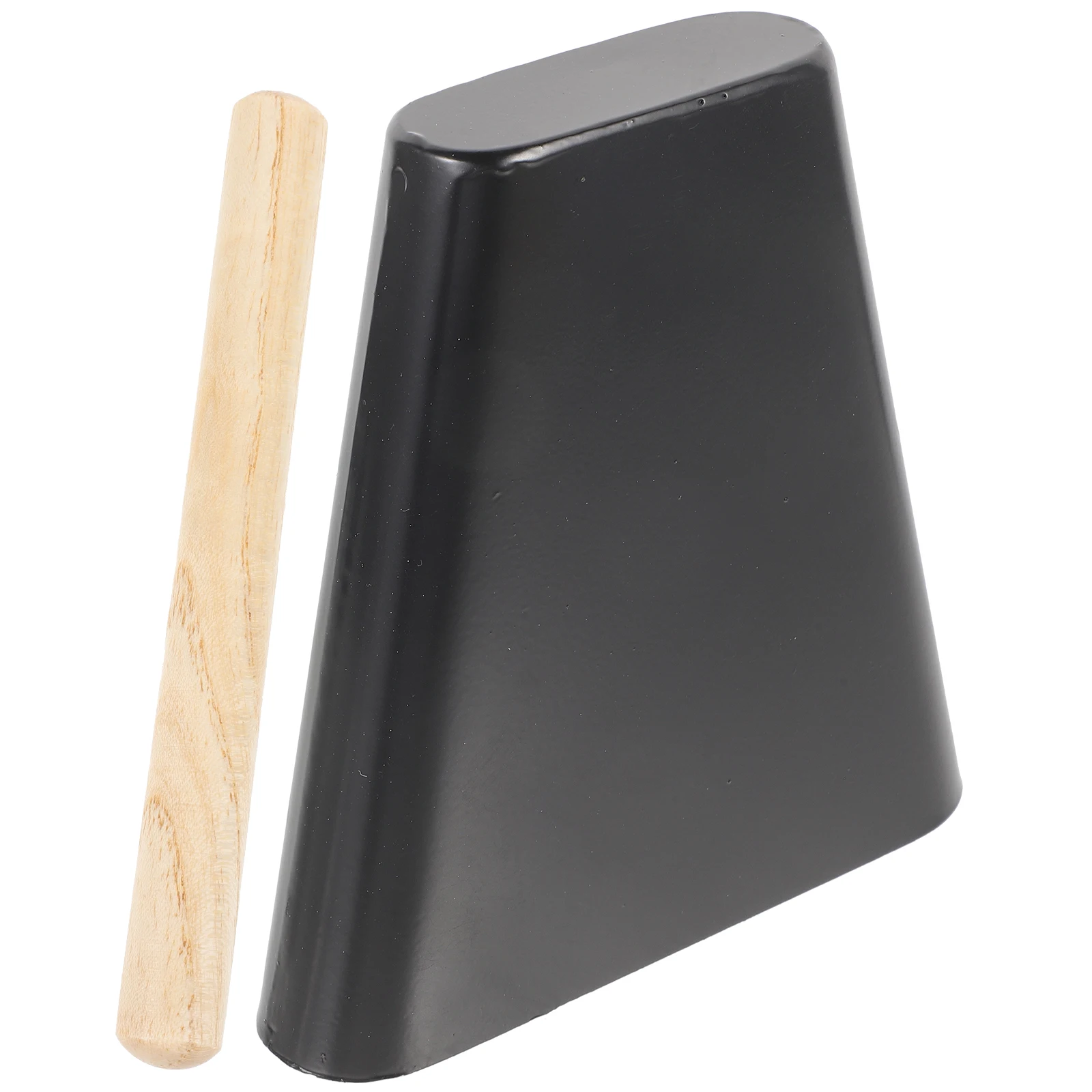 

6 Inch Metal Cowbell Ergonomic Design Smooth Edges Percussion Instrument for Sports Market Performance Educational Musical