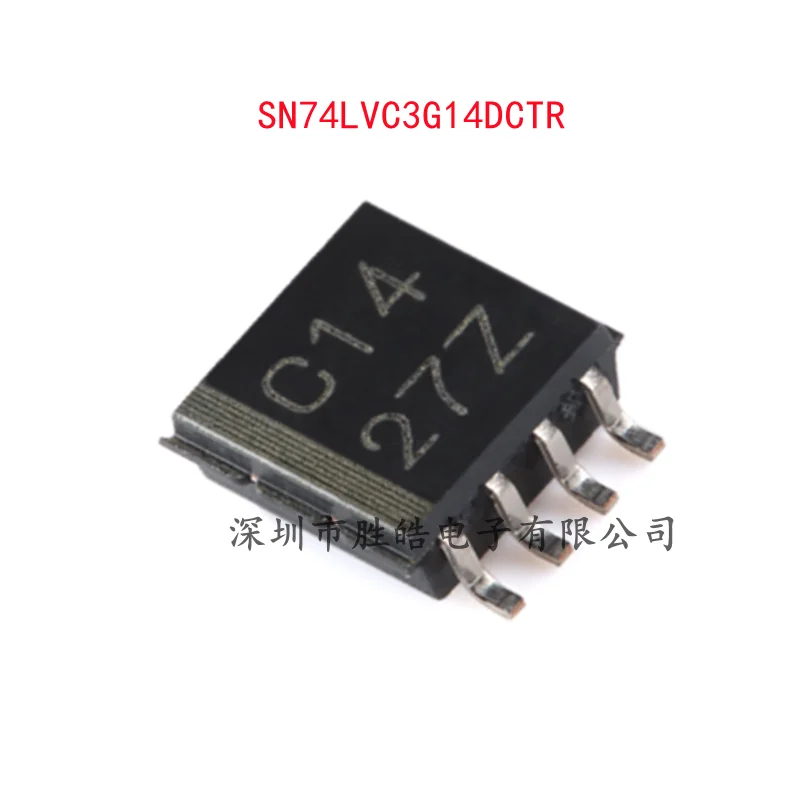 (10PCS)  NEW  SN74LVC3G14DCTR   74LVC3G14   Three-Way Helmut Schmidt Triggers The Inverter Chip   MSOP-8   Integrated Circuit