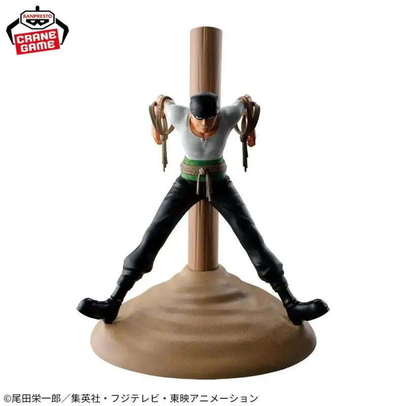 Oryginalna, fabrycznie nowa figurka Bandai Banpresto One Piece Figlife Roronoa Zoro, model anime, figurka akcji, model kolekcjonerski, dekoracja, zabawka, 17 cm.