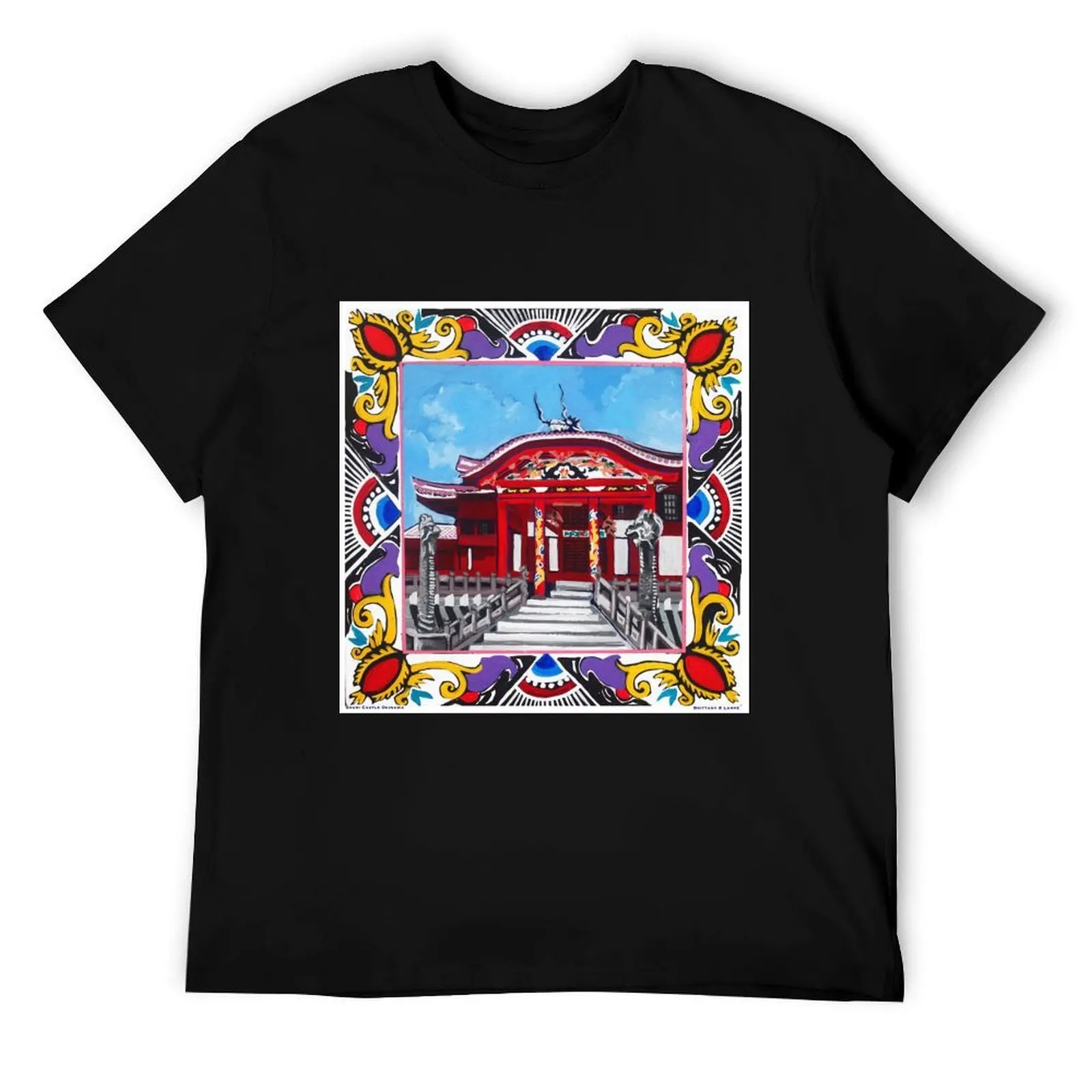 

Футболка Shuri Castle Art, мужская хлопковая мужская футболка, хлопковая футболка