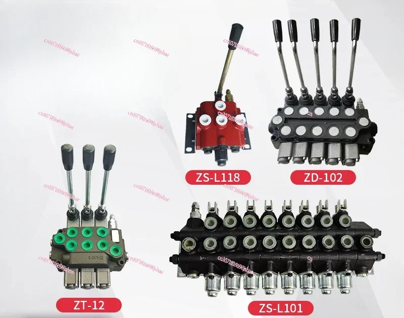 Hydraulic Multi-way Valve Zd102 Zs Series Directional Valve Hydraulic Two-way Distributor Oil Circuit Switch Manual Valve Zt12