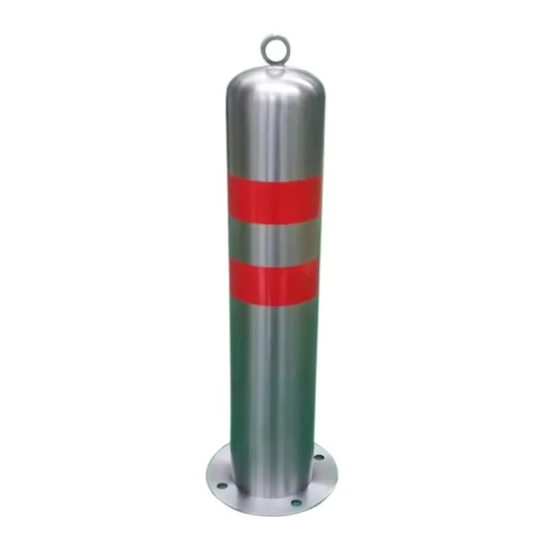 Outdoor Driveway Sidewalk Crowd Metal Lockable Parking Bollards Safety Traffic Barrier