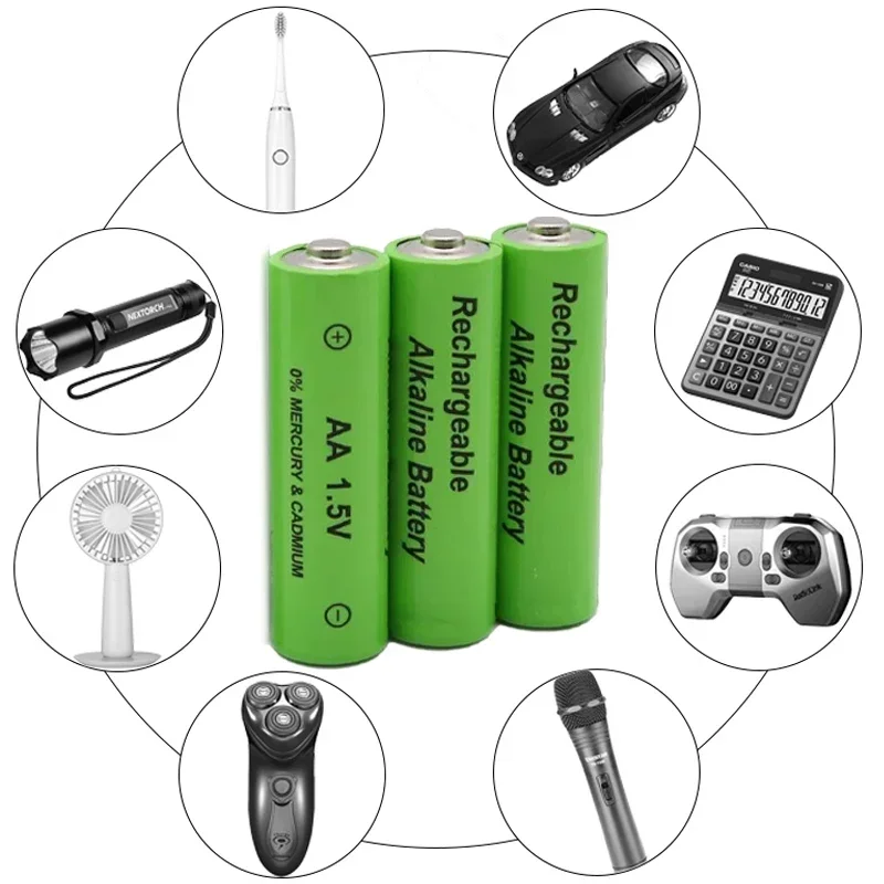 1.5V AA battery 3800mAh Rechargeable Battery NI-MH 1.5V is Suitable for Batteries Such as Clocks, Mice, Calculators, Toys, Etc