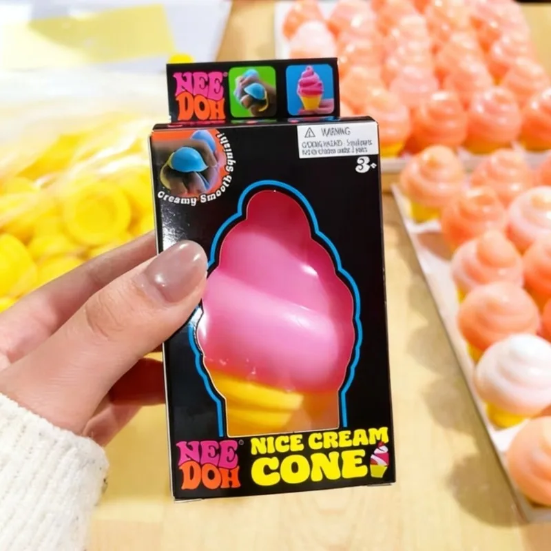 

Hot Sale Schylling Needoh Ice-Cream Sensory Toys Stress Relieving Blocks Pinching Relieving Puzzle Solving Venting Kids Souvenir