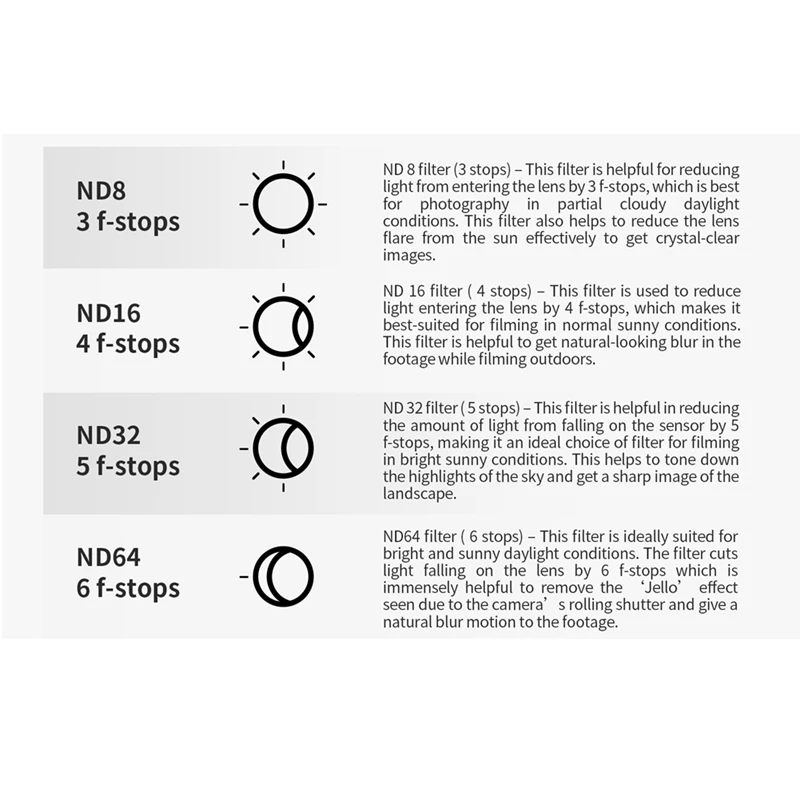 Lens Filter Set For DJI OSMO Action 5 Pro/4/3 MCUV CPL ND8 Adjustable Filters Action Camera Accessories