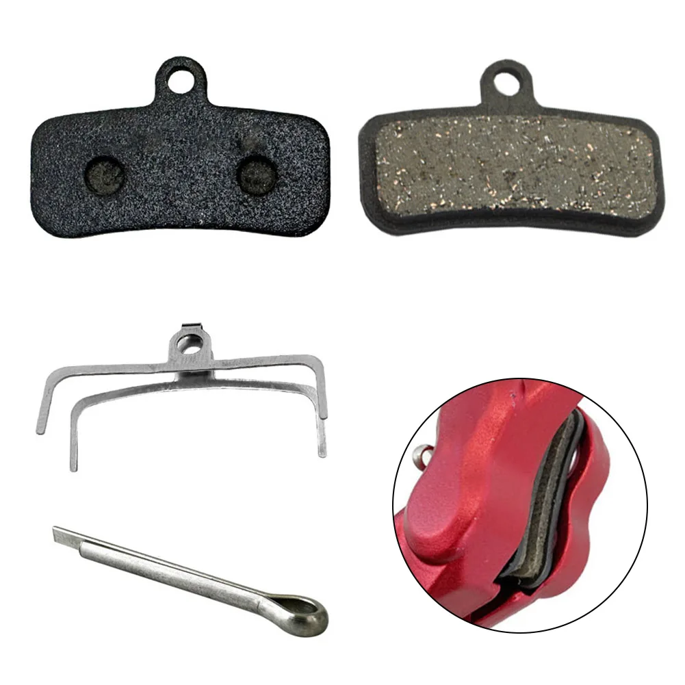 Bicycle Four-Piston Brake Pads 39.5mm Semi-Metallic Brake Shoes Hydraulic Disc Pads For ZOOM HB-876 Bike Brakes Accessories