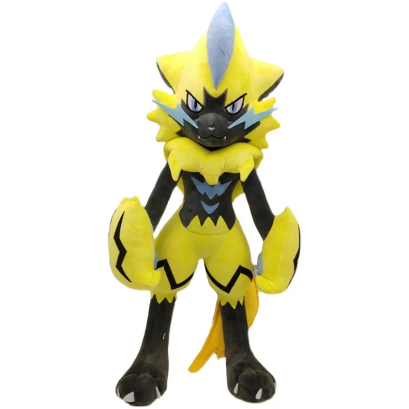 Pokemon huge 75cm Zeraora plush toy doll doll heterochrome stuffed toys A birthday present for the child