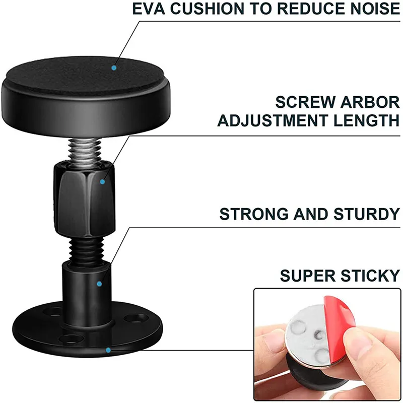 Self-adhesive Adjustable Threaded Bed Frame Anti-Shake Tool Headboard Stoppers Bedside Support Fixed Beds Cabinets Sofas Holder