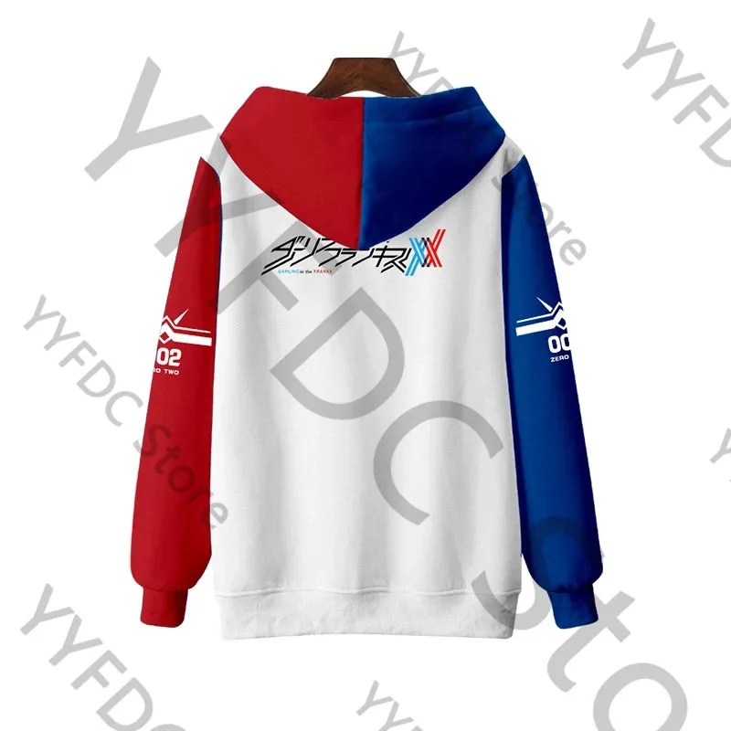 

2025 иiyi Darling In The Franxx толстовка на молнии Zero Two Косплэй костюм толстовки для женщин и мужчин Harajuku аниме толстовка с героями мультфильмов Casua
