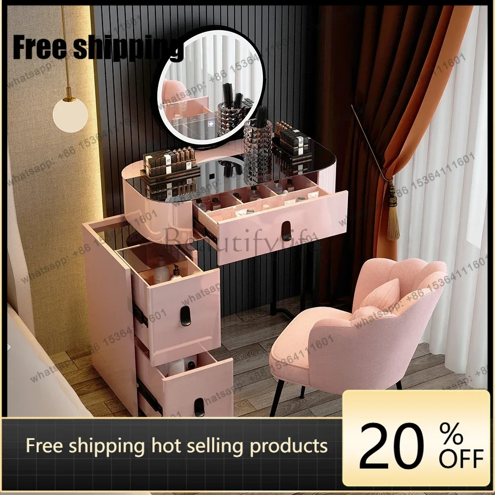 FGMakeup Bedroom Dressing Table Girls Storage Home Makeup Dressing Table Living Room Furnitures Tocador De Maquillaje Decoration