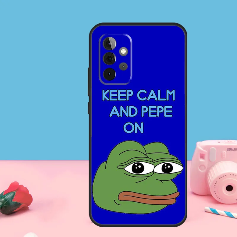 Sad Frog pepe meme Case For Samsung A52S A21S A02S A03S A51 A71 A50 A70 A12 A22 A32 A42 A72 A52 Coque