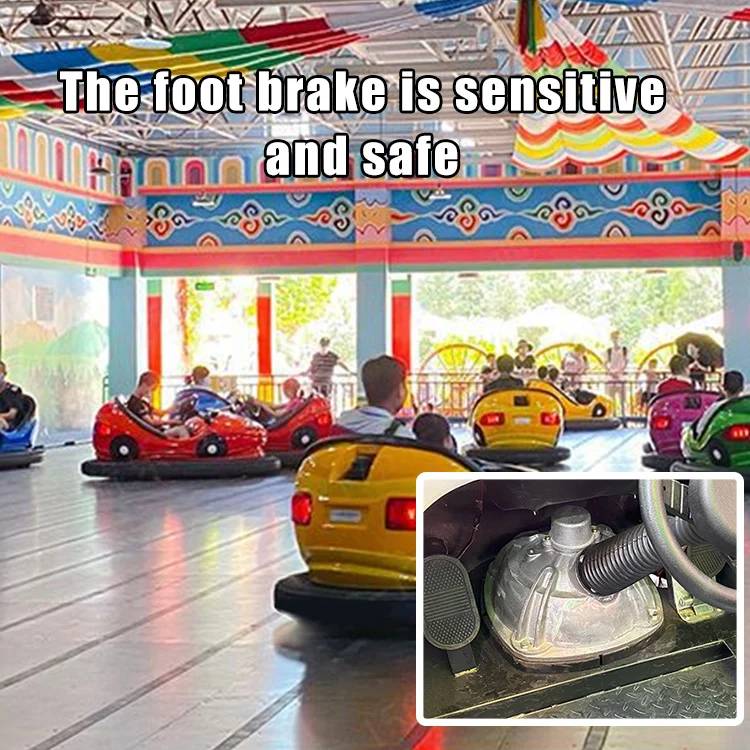 Kids Party Rides Park Battery 1 Seat Children Amusement Facilies Bumper Car