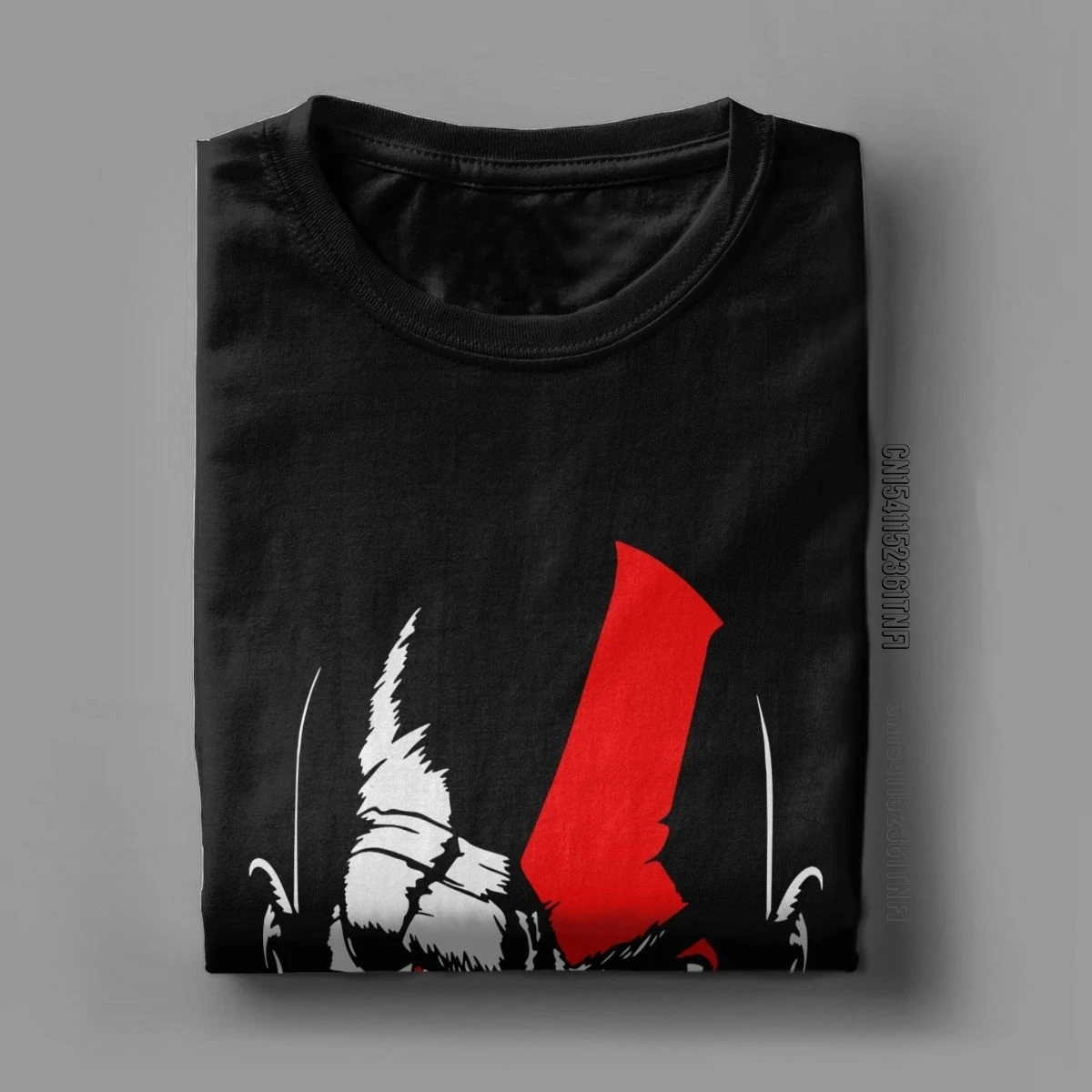 047 Kratos Sparta T Shirt For Men Cotton Casual T-Shirts O Neck The God Of War Tee Shirt Classic Short Sleeve Tops Classic