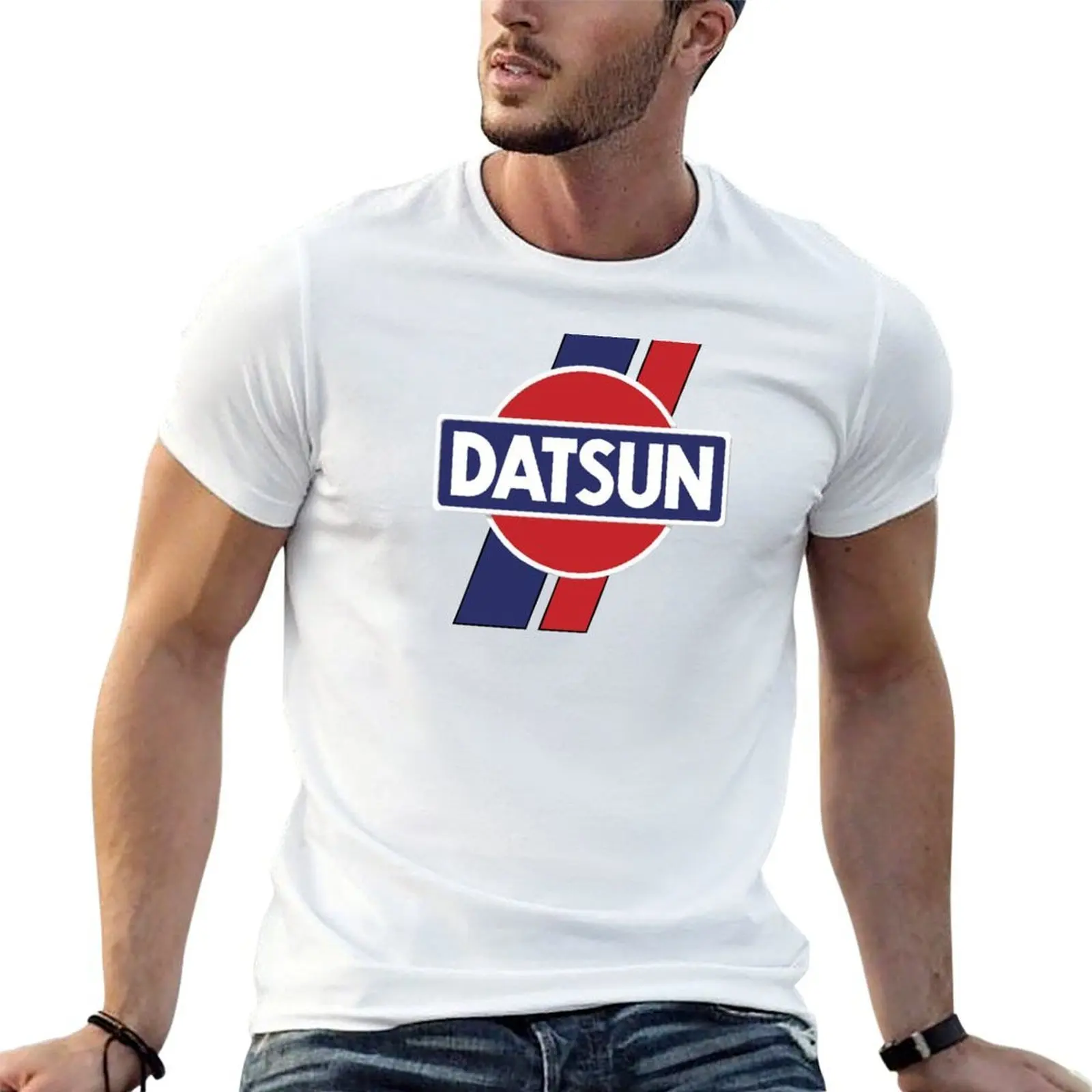 

Datsun. Retro Japanese T-Shirt anime tshirt t shirt for man 100 percent cotton T-Shirt