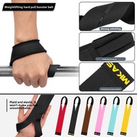 New Gym Lifting Straps Barbell Deadlift Booster Belt Fitness Anti-slip Hand Wraps Wrist Straps Fitness Training Auxiliary Belt