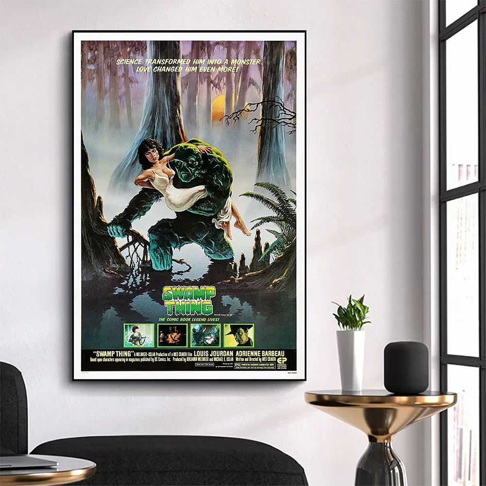 WM3176 Swamp Thing Wonderful Classic Movie HD Silk Fabric Poster Art Decor Indoor Painting Gift