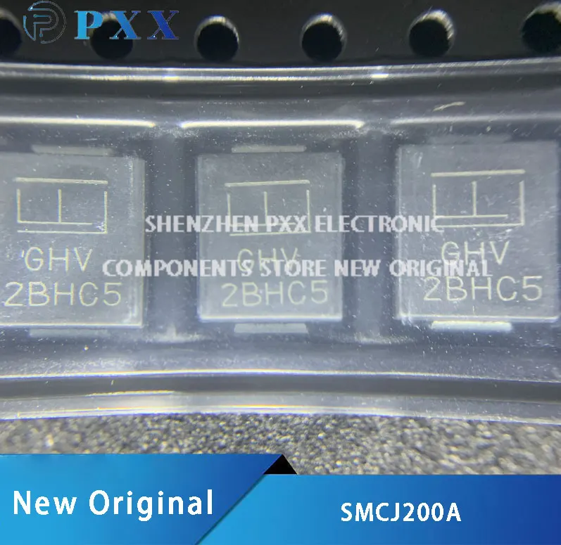 5Pcs SMCJ200A  SMCJ Series TVS Diode  200VWM 324VC DO214AB  Marking:GHV New Original