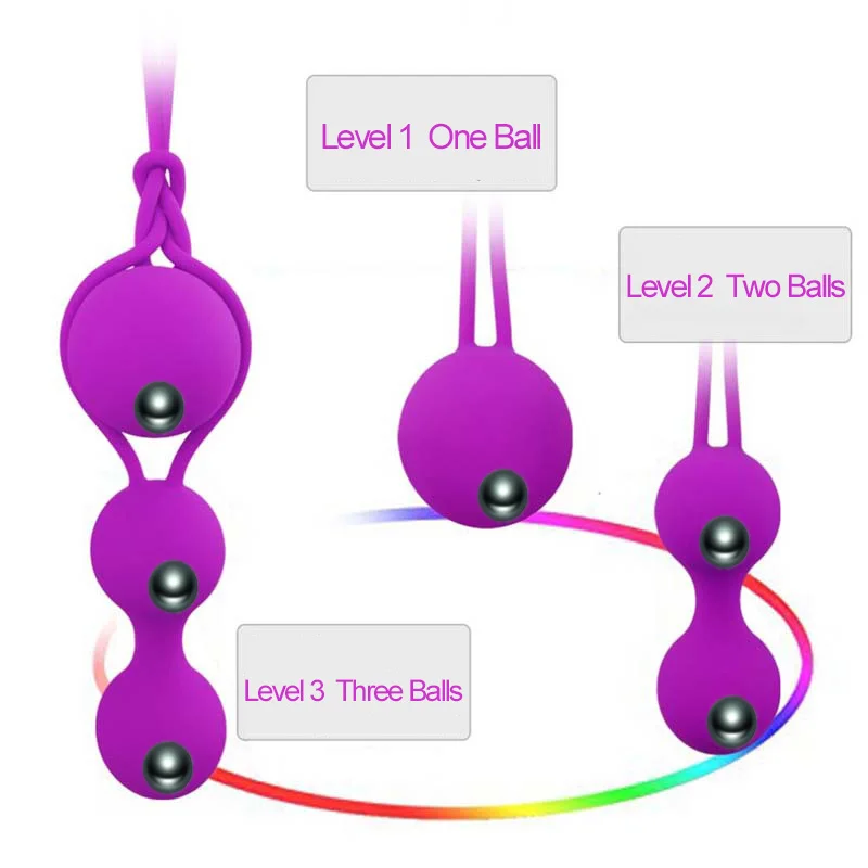 Safe Silicone Vagina Balls Vibrators for Women Sexy Toys Kegel Balls Ben Wa   Balls Vagina Tighten Exercise Sex Toys for Womams