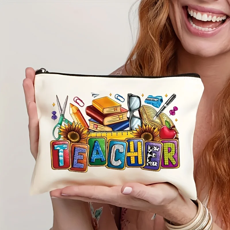 fashion gifts，Portable makeup bag，Student pencil case，Cosmetic gift bag，Zippered canvas bag，Pencil case travel bag，Snack bag，Toi