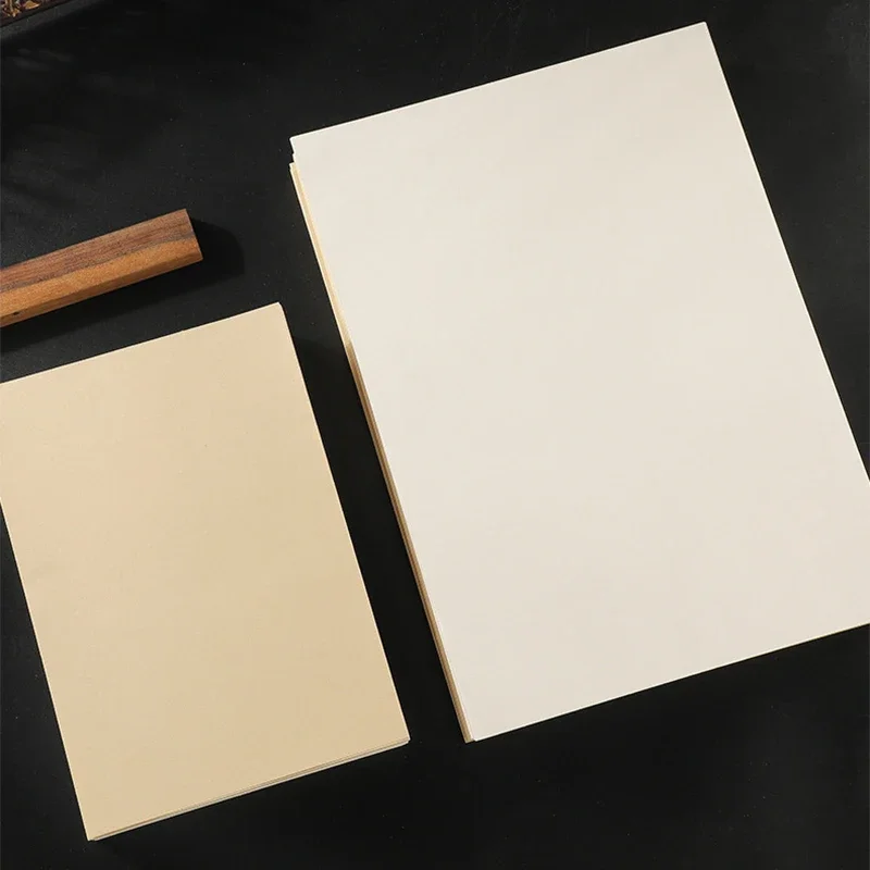 

100Pcs A4/a3 Half-Cooked Chinese Painting Rice Paper Xuan Paper for Calligraphy Brush Painting The Ideal Choice for Artist ﻿