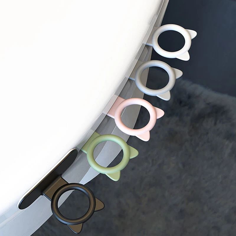 

Подъемники для сиденья унитаза, многофункциональные силиконовые самоклеящиеся ручки для дверей шкафа, ручка для крышки унитаза, 2 шт.