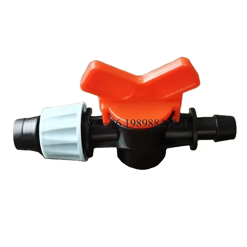 WMWMNU 16mm Lock Bypass Valve Drip Irrigation System Hose Control Valve Irrigation Pipe Fittings Mini Drip Valve for Garden