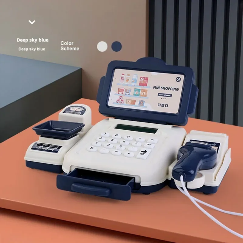 Register Calculator Scan Shopping Card Register New Children's Supermarket Cash Play Every Family Toys Boys Girls Gifts