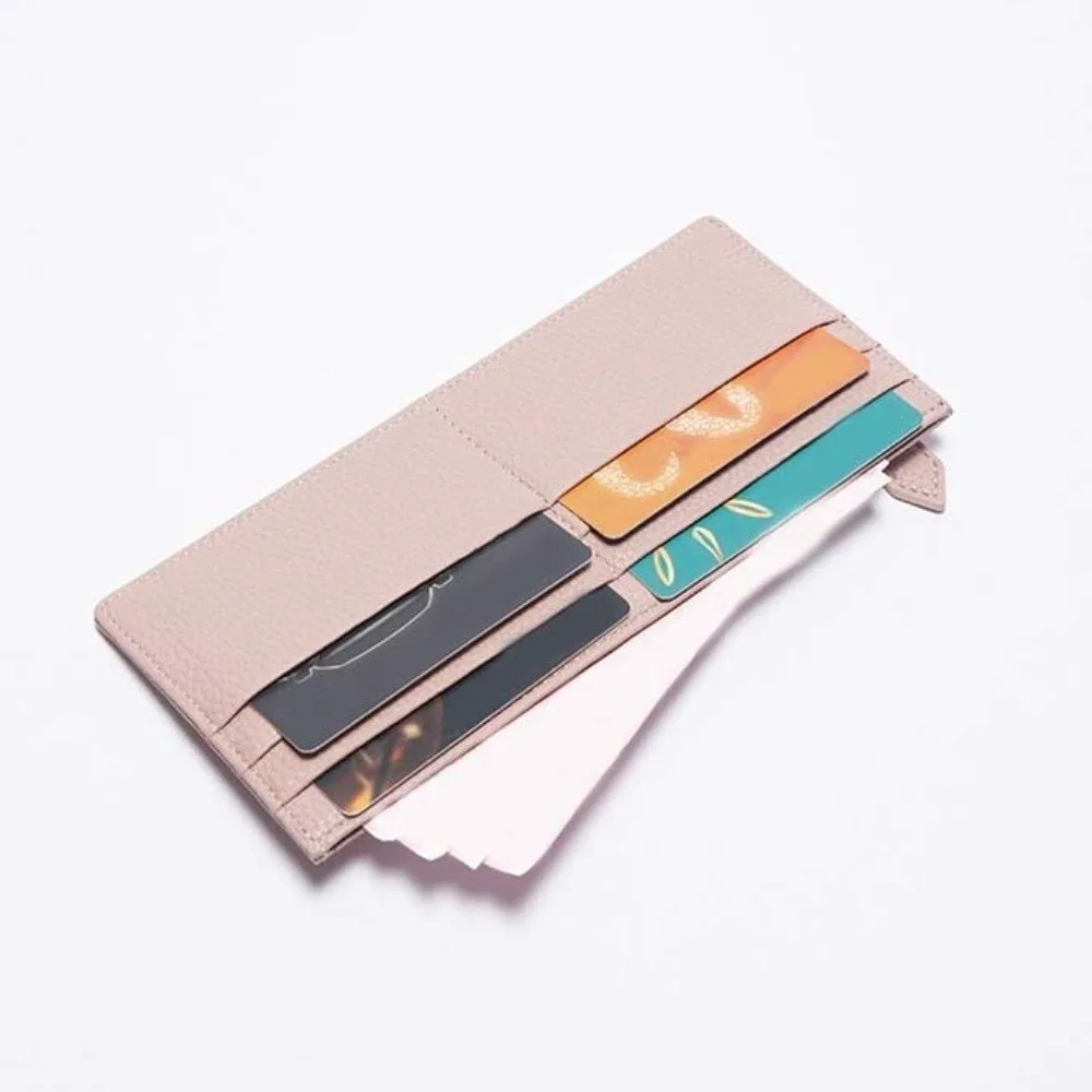 Multi Function Long PU Leather Wallets Multi Card Case Large Capacity Women Clutch Bag Zipper Pouch ID Credit Card Card Holder