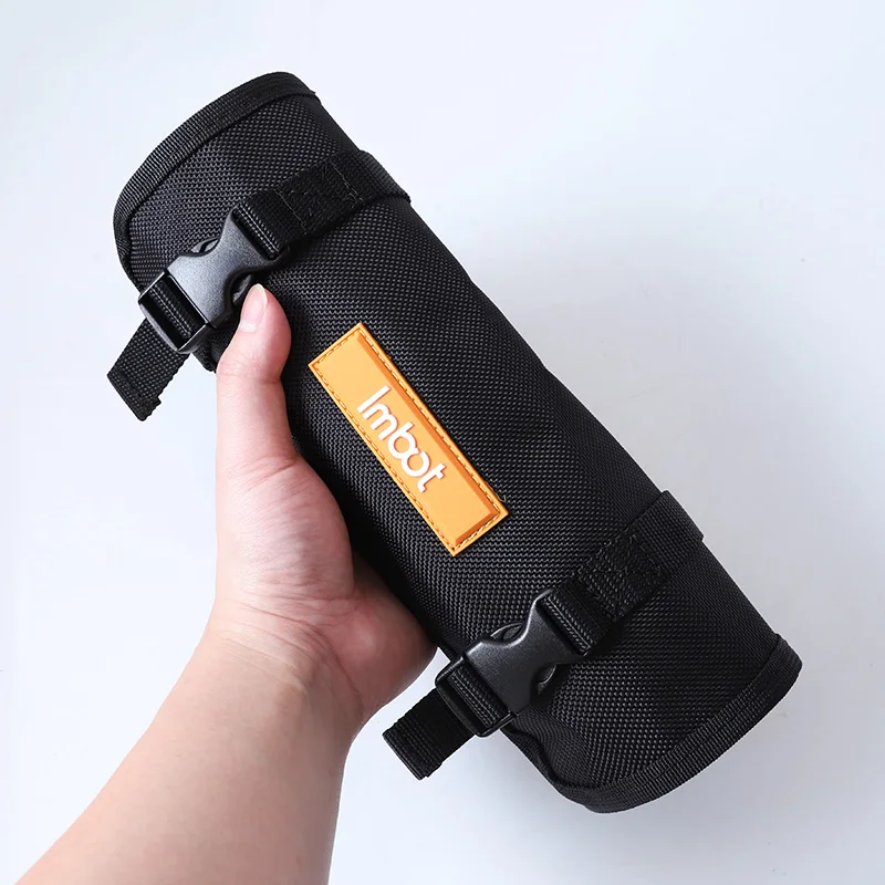 حقيبة لف الأدوات من النايلون المتين المقاوم للماء لتنظيم الأدوات مع حقيبة أدوات بزر محمول لقم الثقب