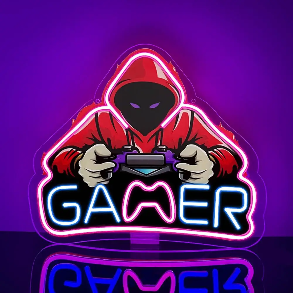 

Gamer Neon Sign Wall Art Light USB LED Neon Light for Bar Gaming Room Club Party Bedroom Decoration neon personnalisé Gift
