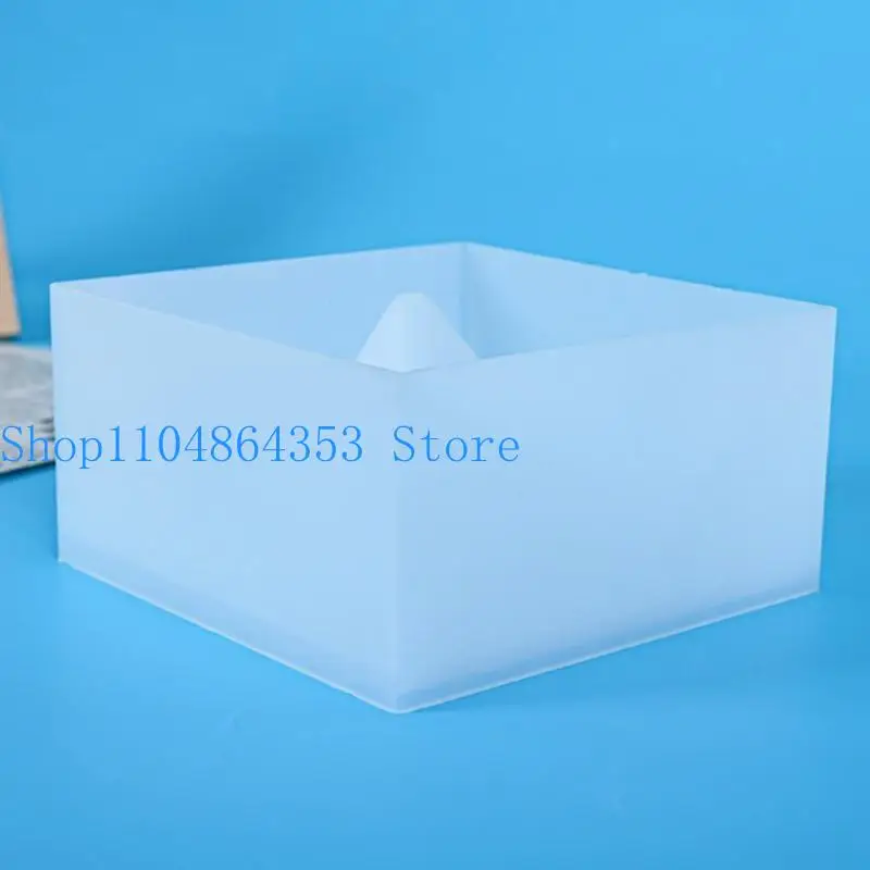 652F Pyramid Silicone Stand Holder Casting Mold Resin Epoxy Mould