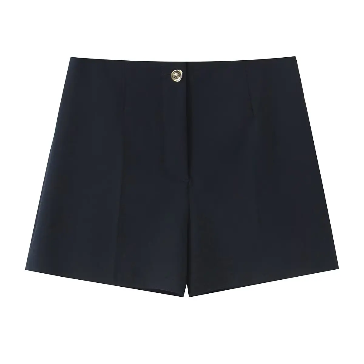 

PB&ZA2025 Summer new women's clothing simple versatile comfortable A-line high waisted casual shorts
