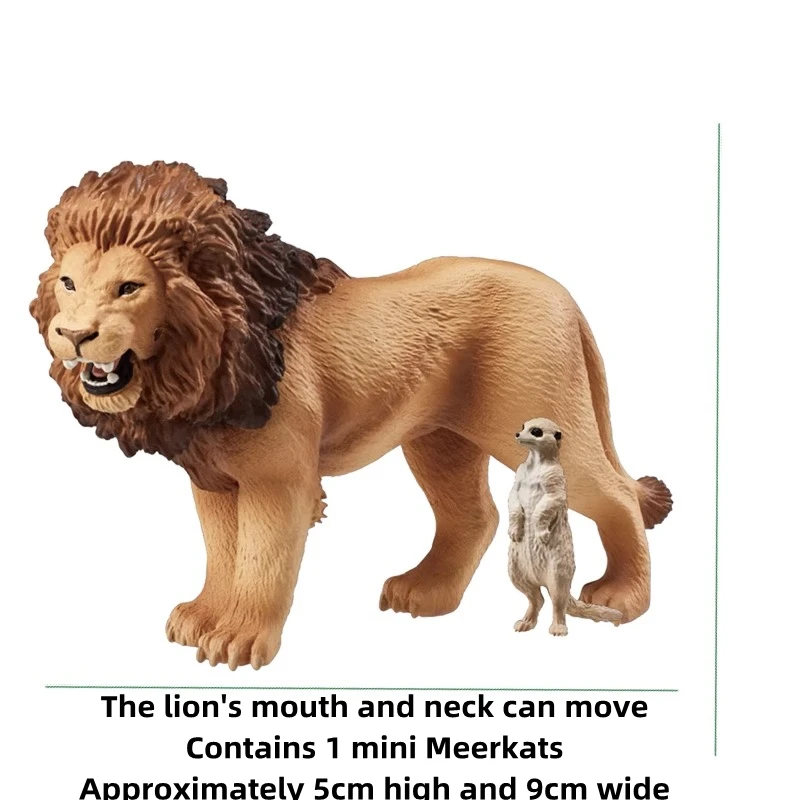 TOMY Anlia animal model meerkat lion cheetah figure simulation children's toy collection doll ornaments boy birthday gift