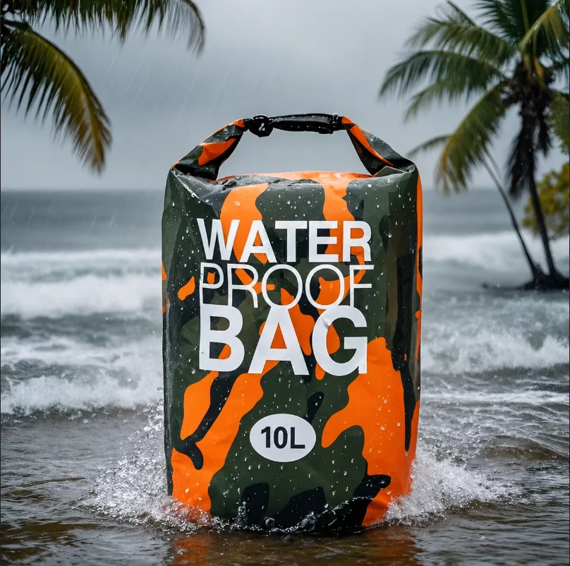 

Waterproof Backpack The Roll-Top Design Keeps Your Gear Dry Making Them Suitable for Kayaking,Rafting,Boating,Swimming,Camping