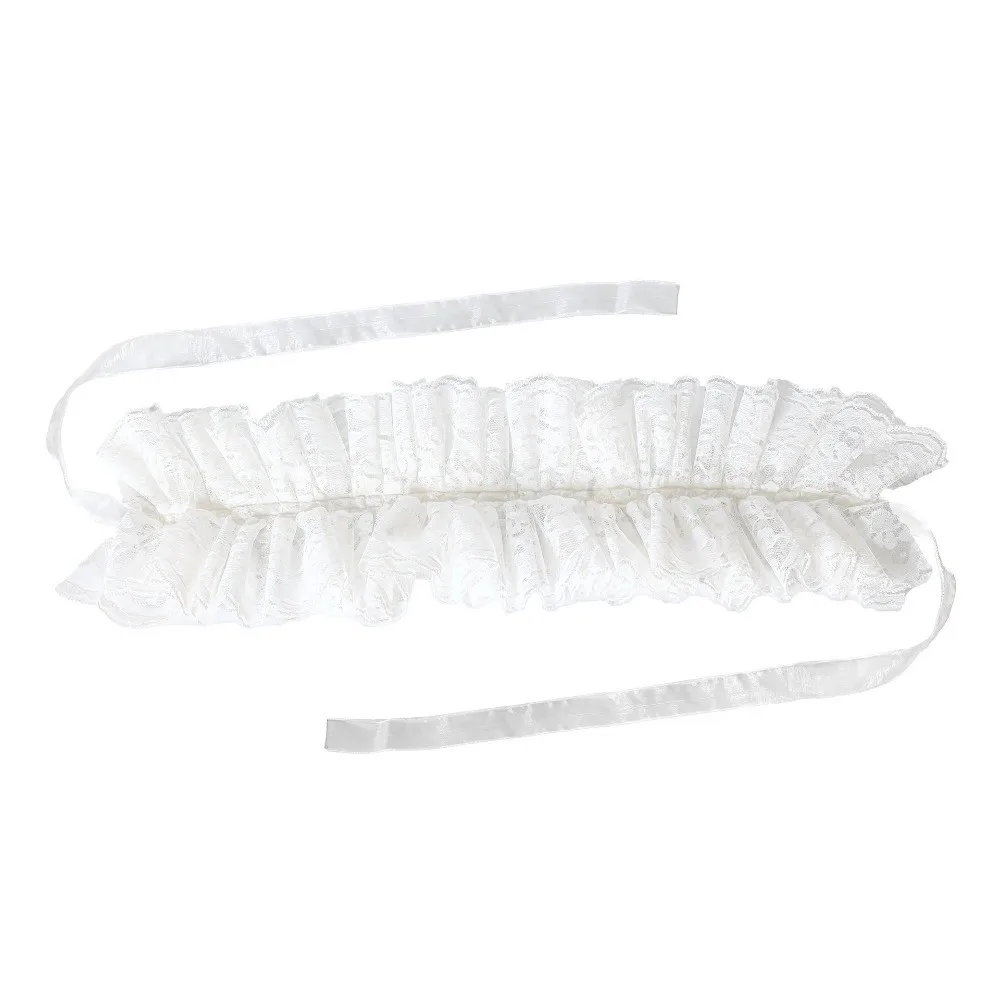 Lace Design Fake Collar Ruffled Style Adjustable Decorative Collar Elegant Multi-layer Construction Mesh Collar Performance Wear