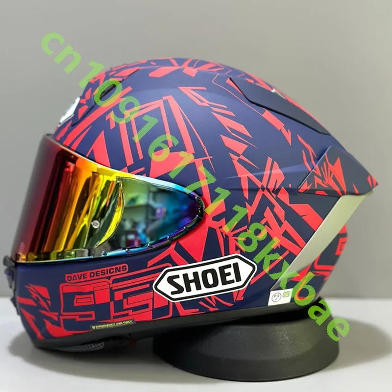 

SHOEI X-15 Pro X-FORTY MARQUEZ DAZZLE X-SPR закрытый шлем для гоночных и дорожных мотоциклетных шлемов, вместительный