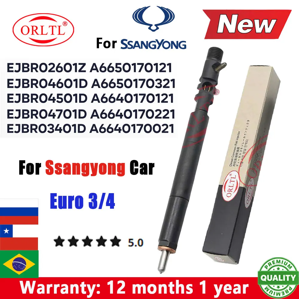 

EJBR02601Z EJBR04701D Diesel EJBR03401D EJBR04501D New Injector Nozzle EJBR04601D EJBR04401D for SSANGYONG Actyon Rexton