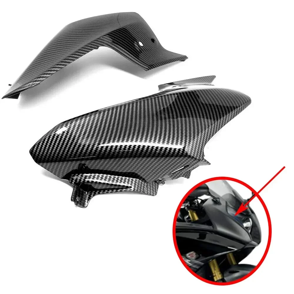 

CBR 600 F Hydro Dipped Carbon Fiber Finish Front Nose Side Headlight Fairing Cowl For HONDA CBR600F 2011-2013