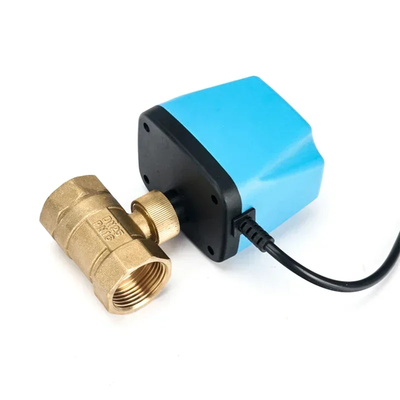 

Three wire one control normally closed/normally open brass electric ball valve AC220V DN15DN20DN25DN32DN40DN50