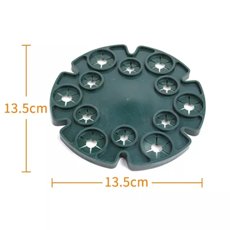 12Pcs Garden Plant Support Protection Trays Bamboo Cane Holder Balcony Plants Support Rack Connectors Garden Stake for Climbing